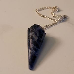 New! Sodalite Pendulum